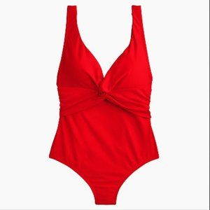 JCrew Twist Front One Piece Swimsuit J2821 $110